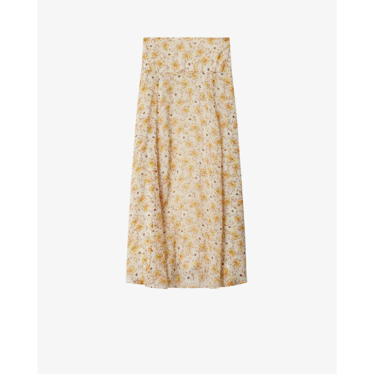 Fran Skirt - Light Yellow Ecru