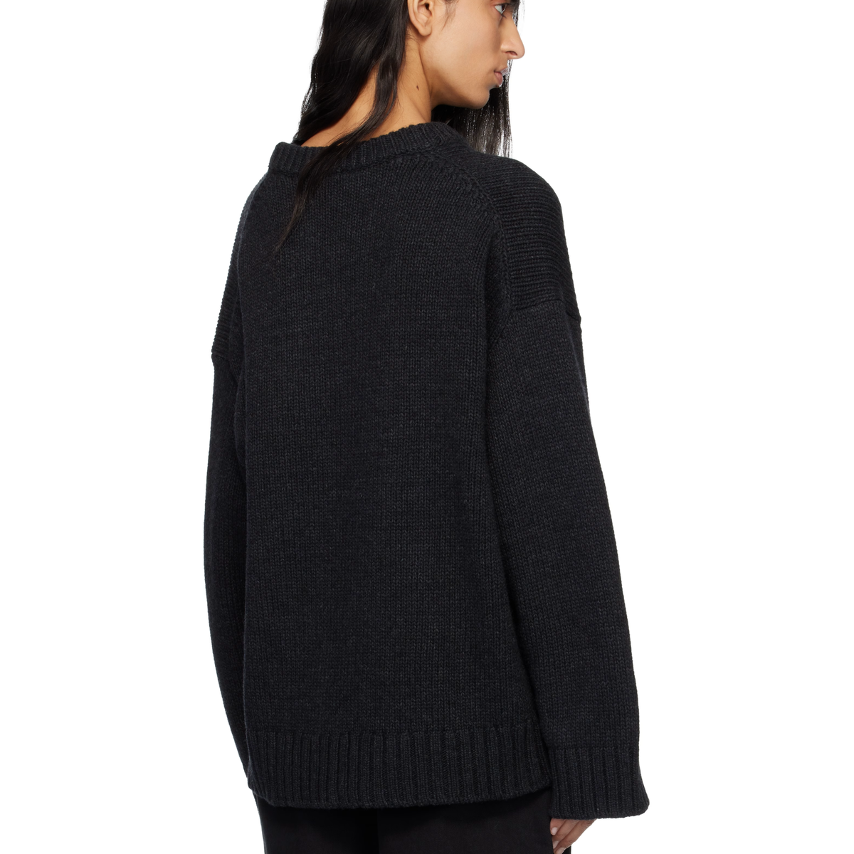 Black Wool Mix Sweater