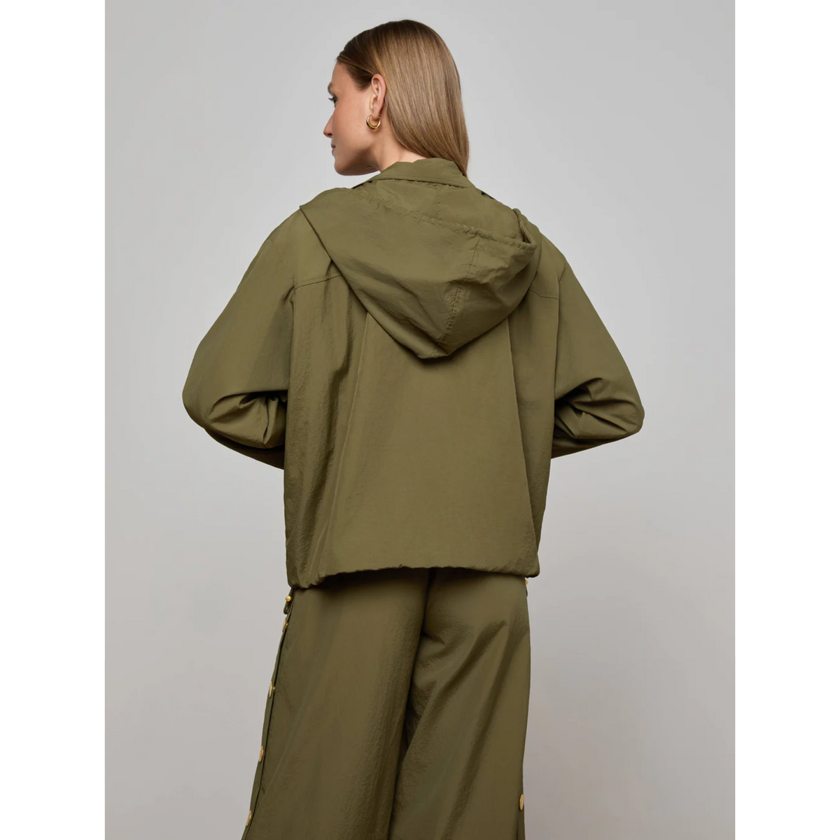 Geovana Hooded Windbreaker