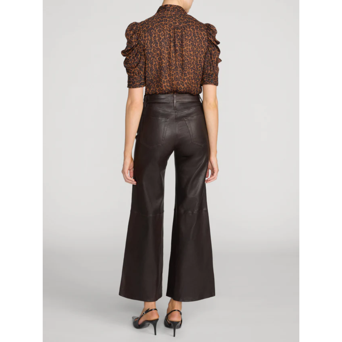 Gillian Blouse - Light Leopard Multi