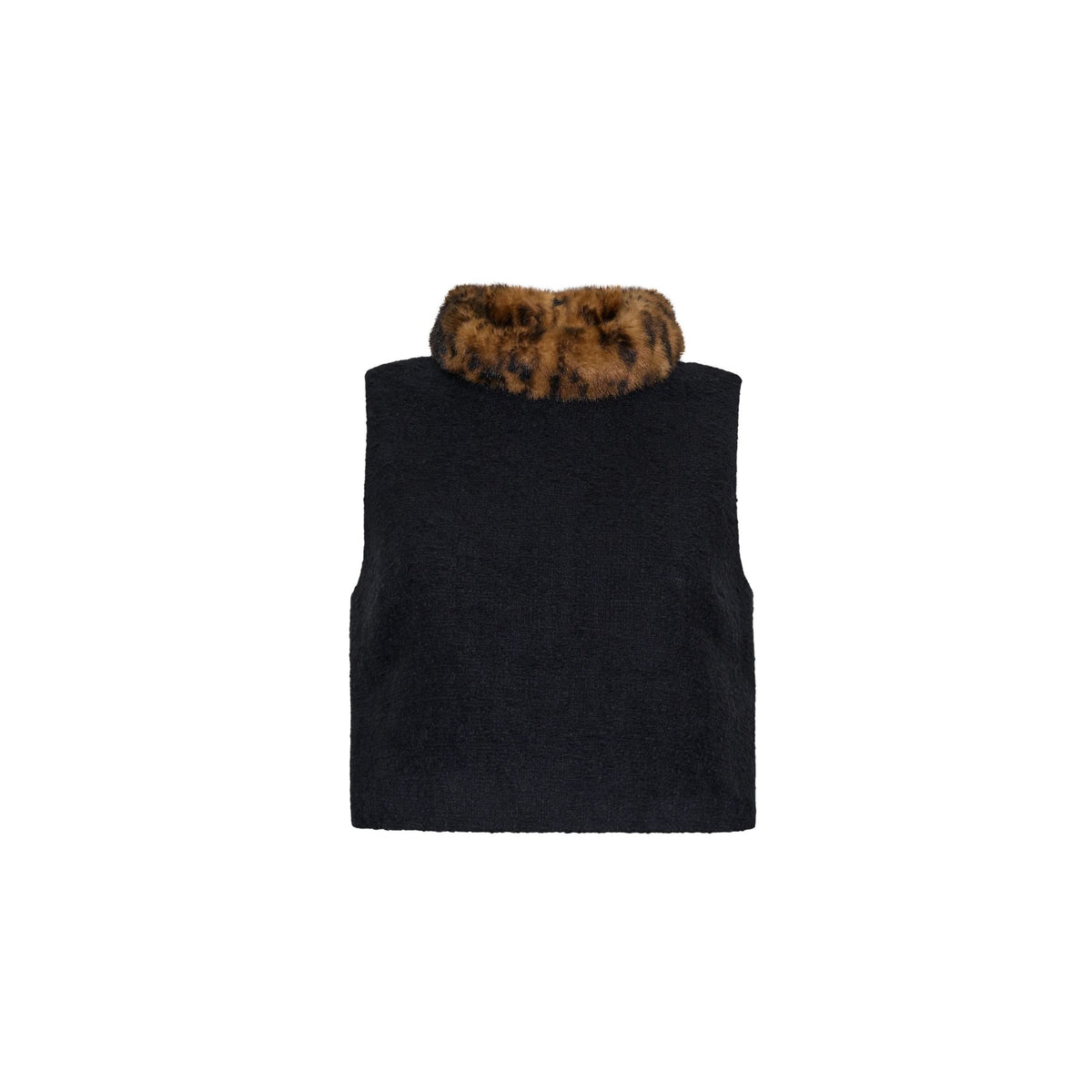 Gina Top - Cloud Tweed Black