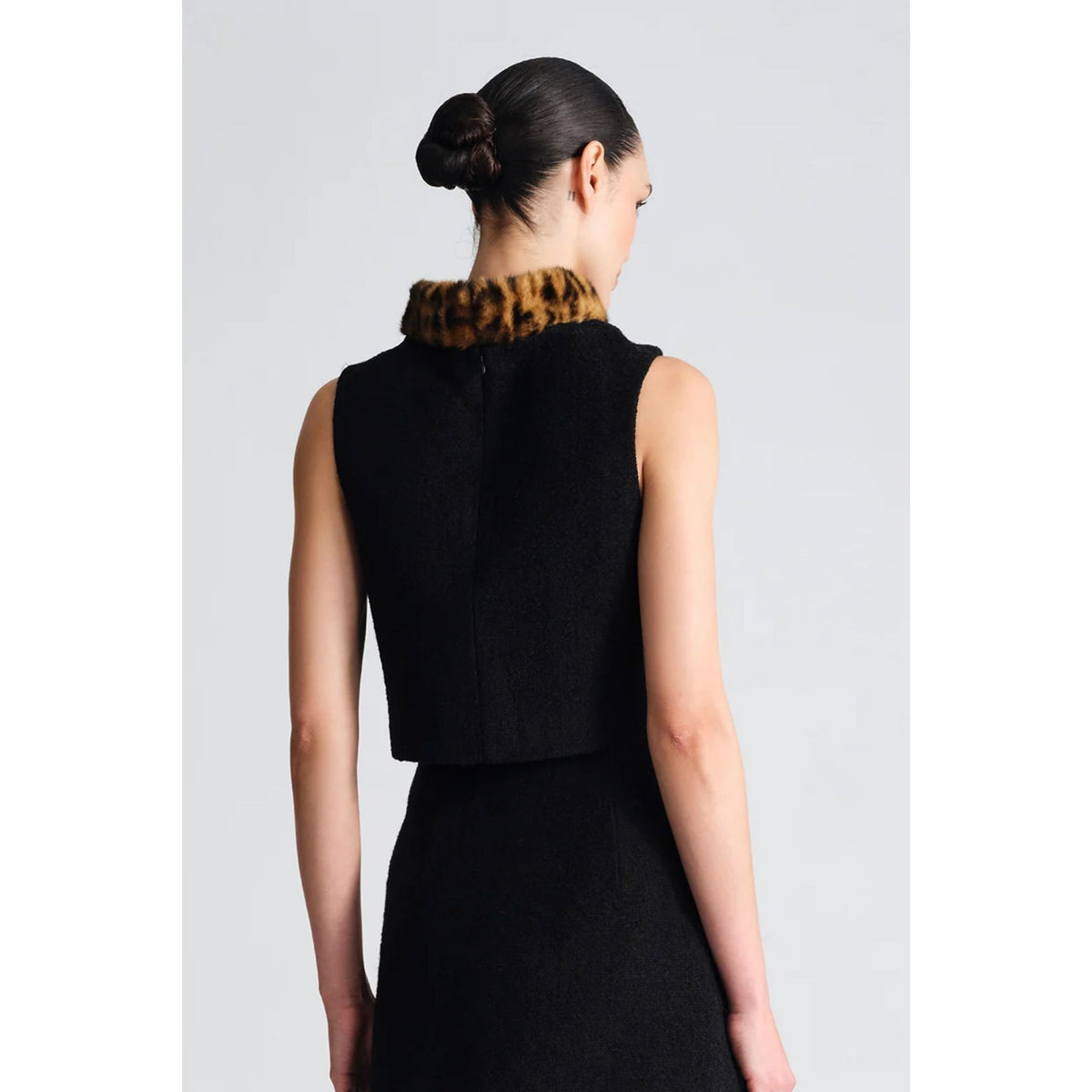 Gina Top - Cloud Tweed Black