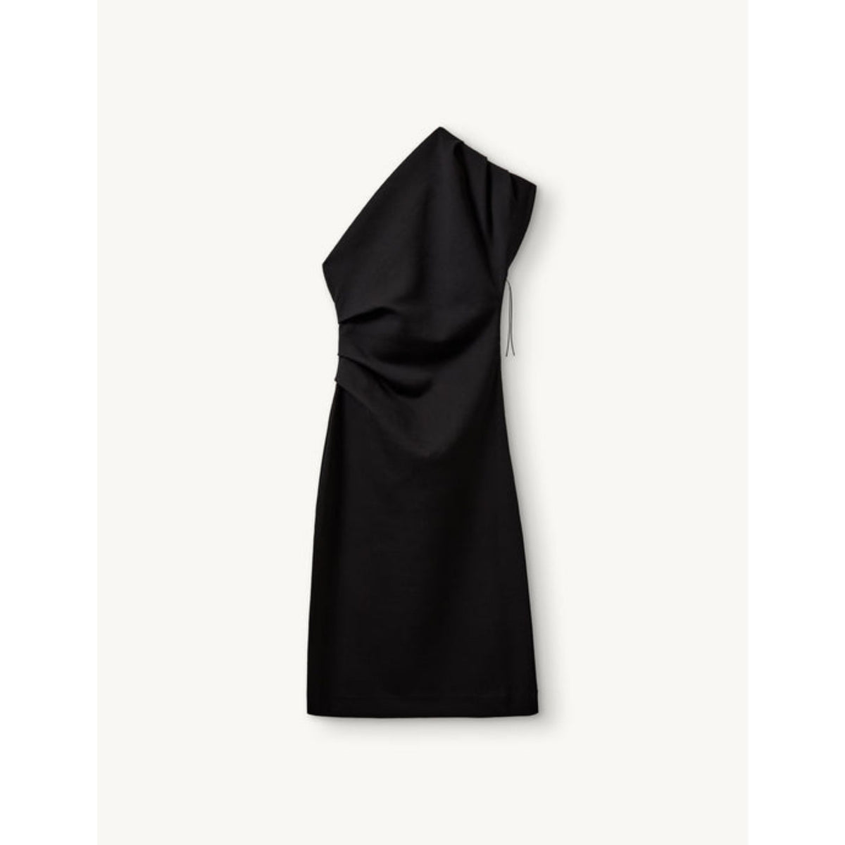 Glam Asymmetric Dress - Black