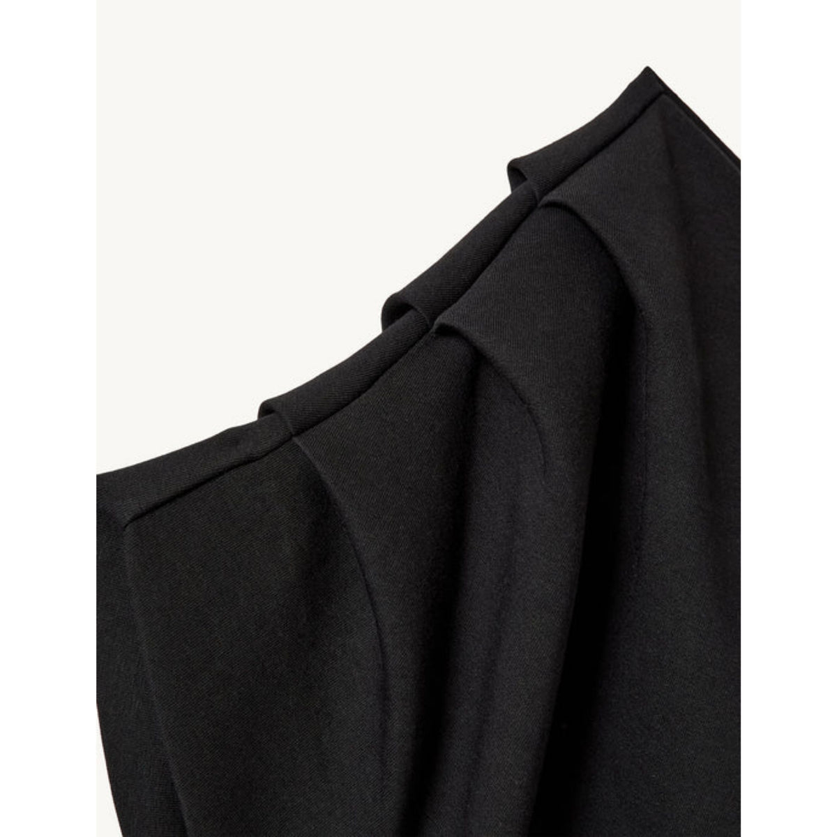 Glam Asymmetric Dress - Black
