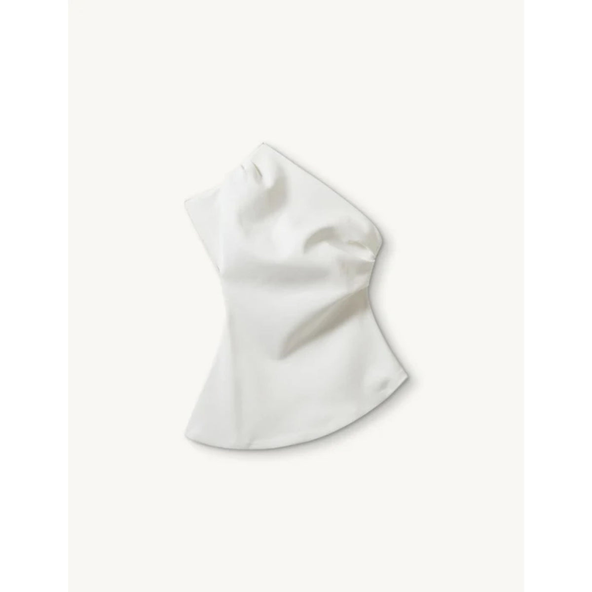 Glam Asymmetric Tee - Cream