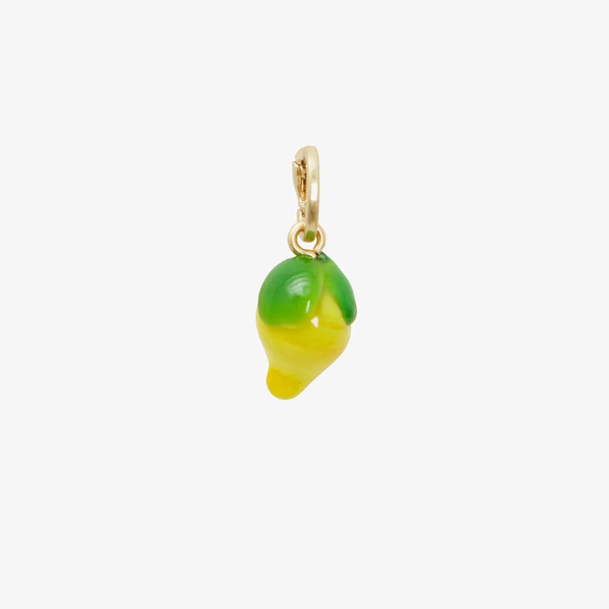 Glass Lemon Charm