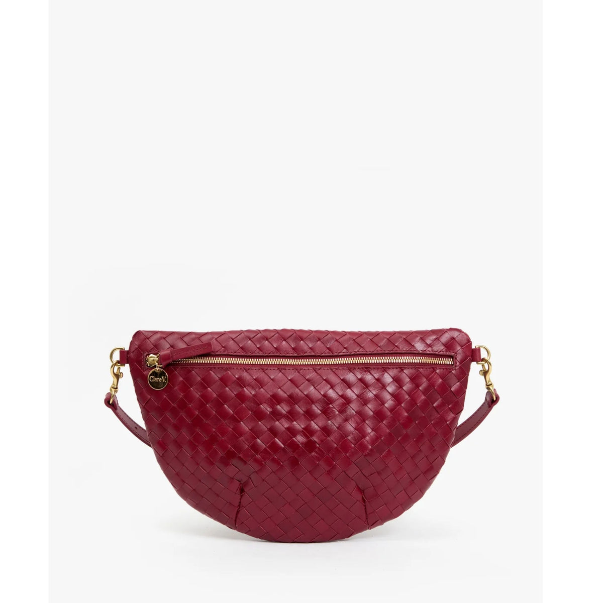 Grande Fanny - Garnet Diagonal Woven