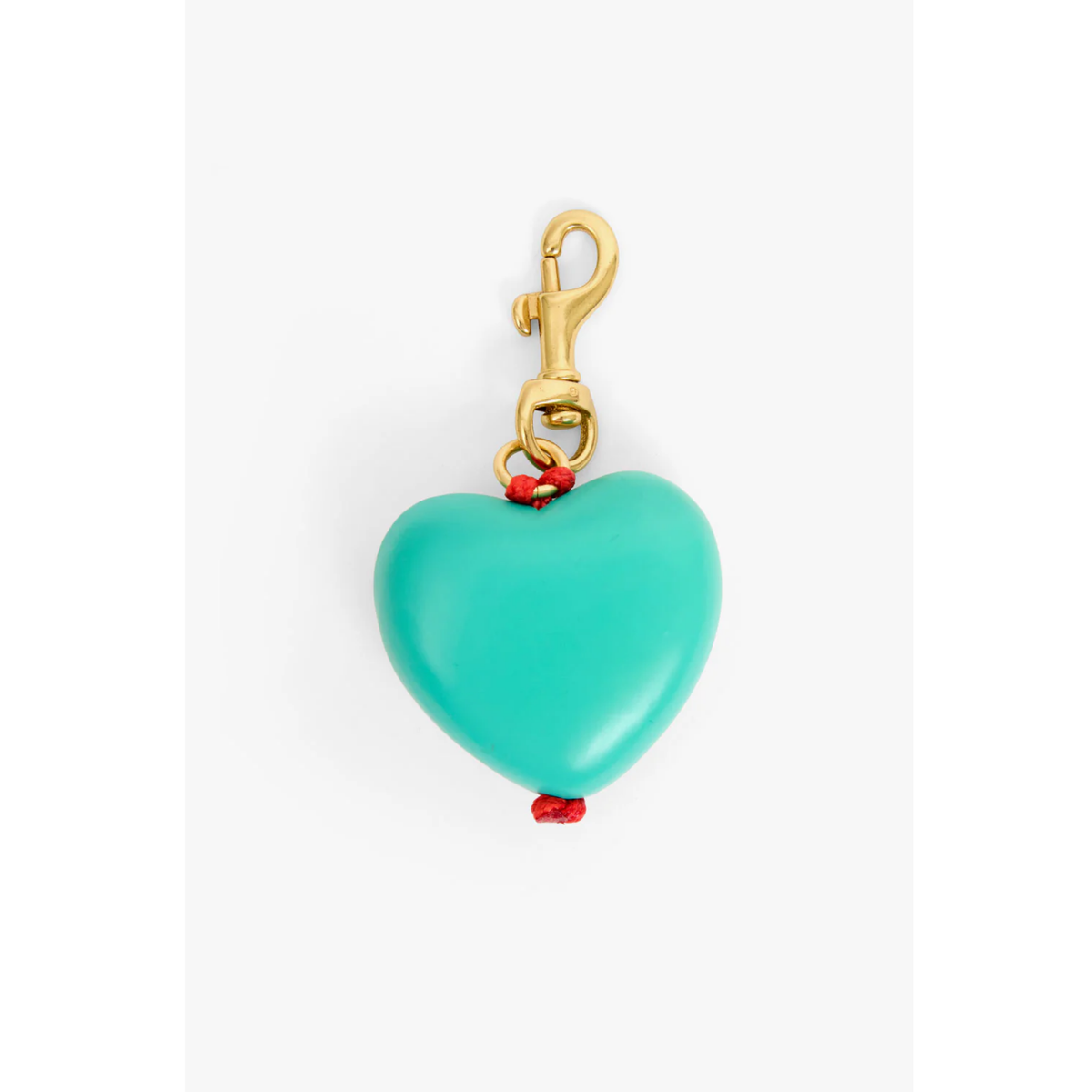 Grande Heart Fob - Turquoise