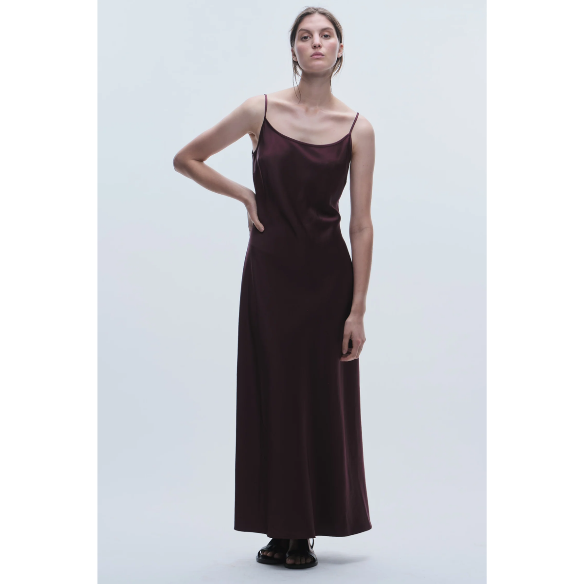 Haley Slip Dress - Grape