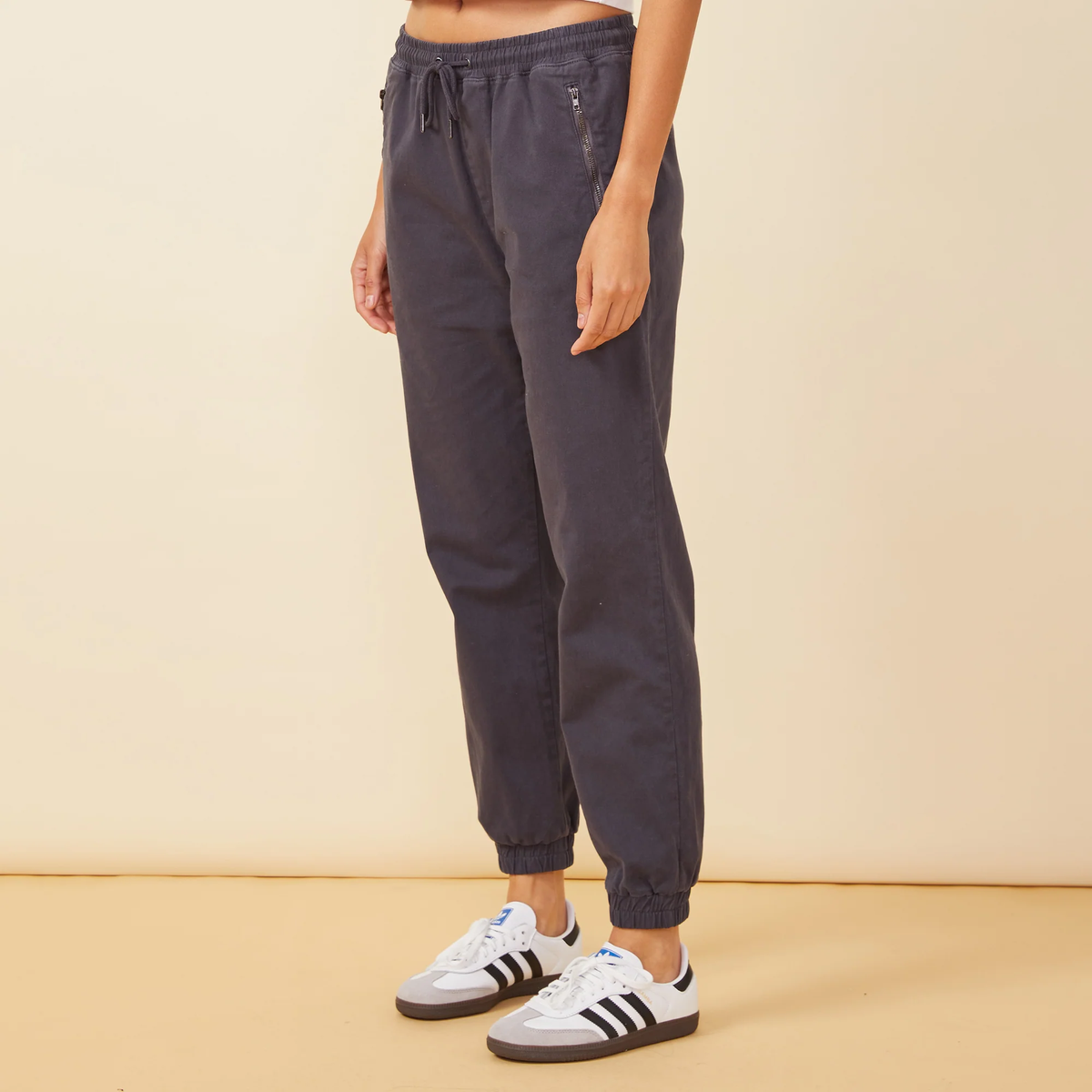 Stretch Twill Moto Pant