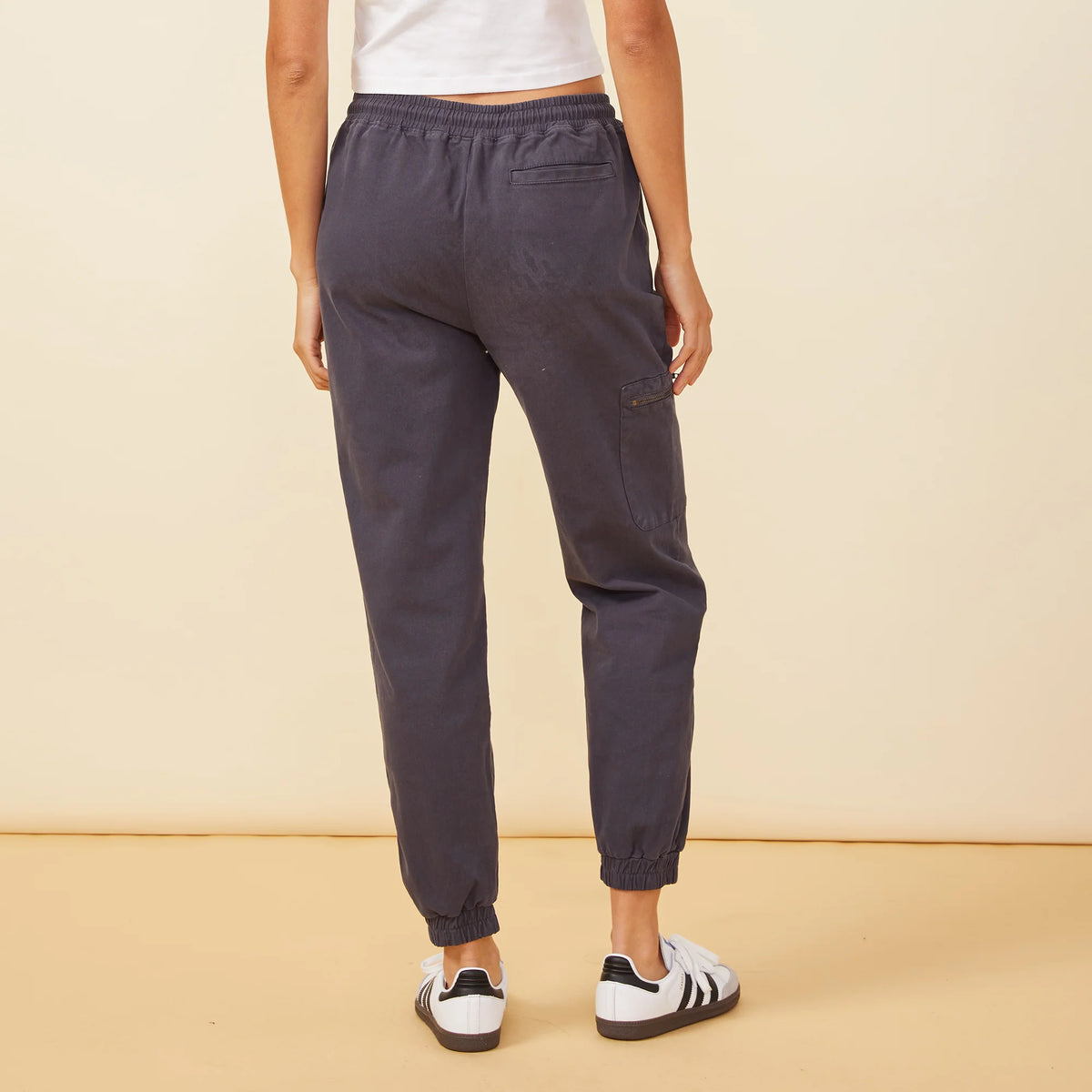 Stretch Twill Moto Pant