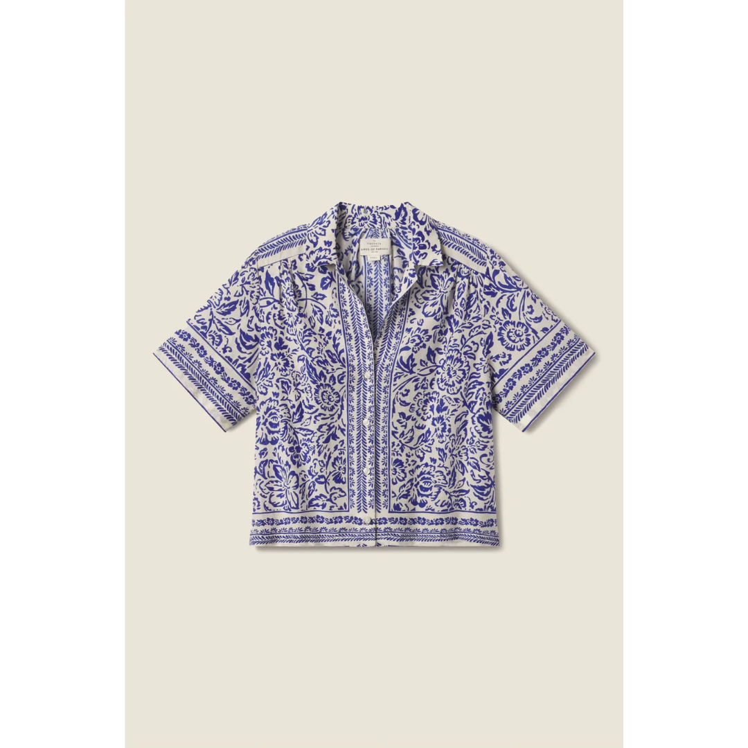 Helene Blouse - Hydra Border