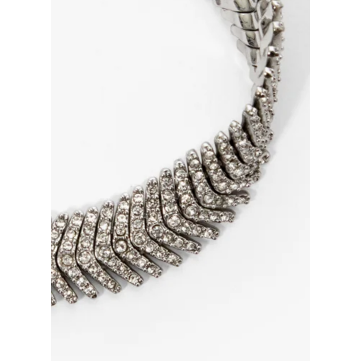 Herringbone Bracelet - Clear
