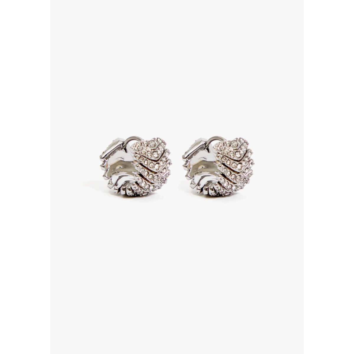 Herringbone Huggies - Clear