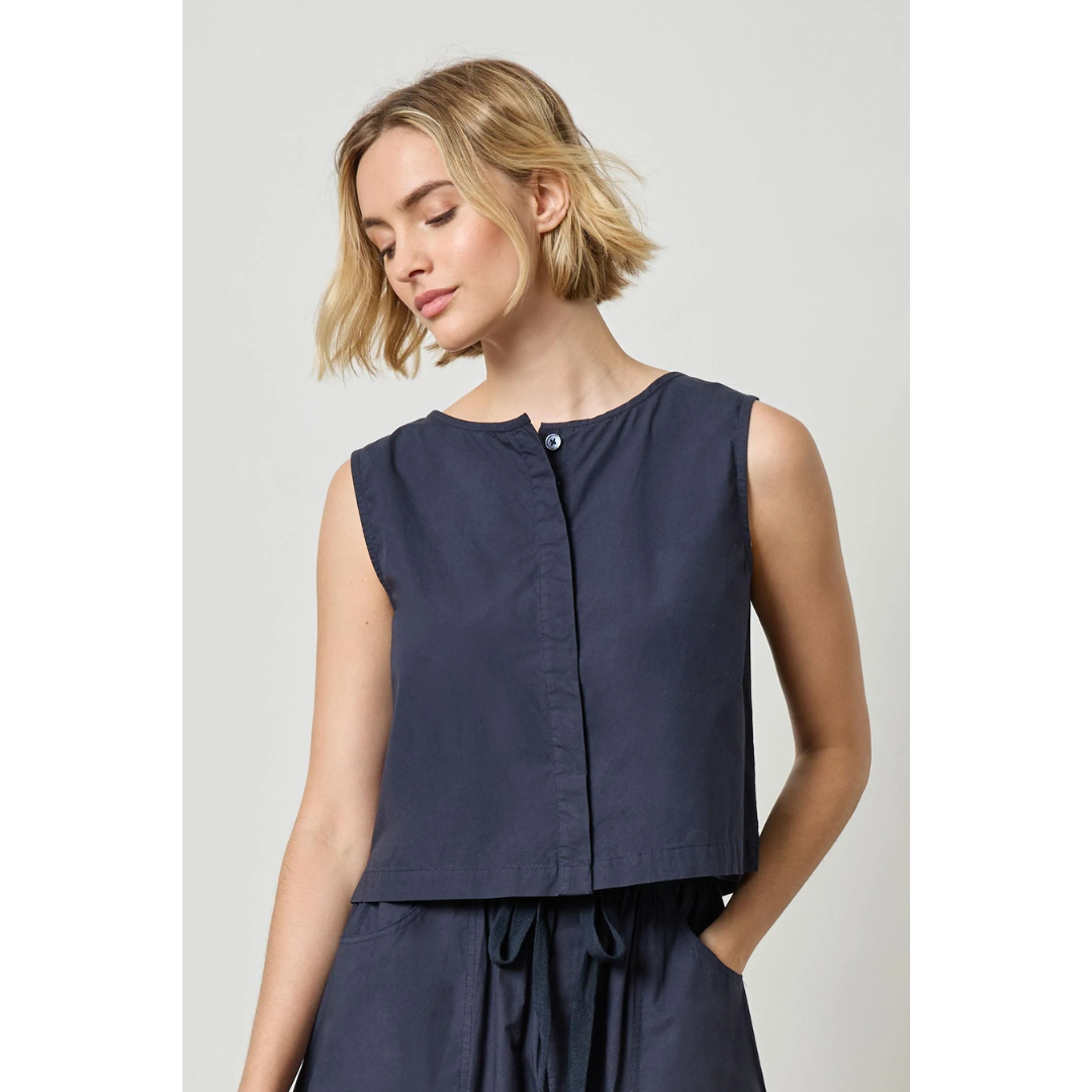 Hidden Placket Top