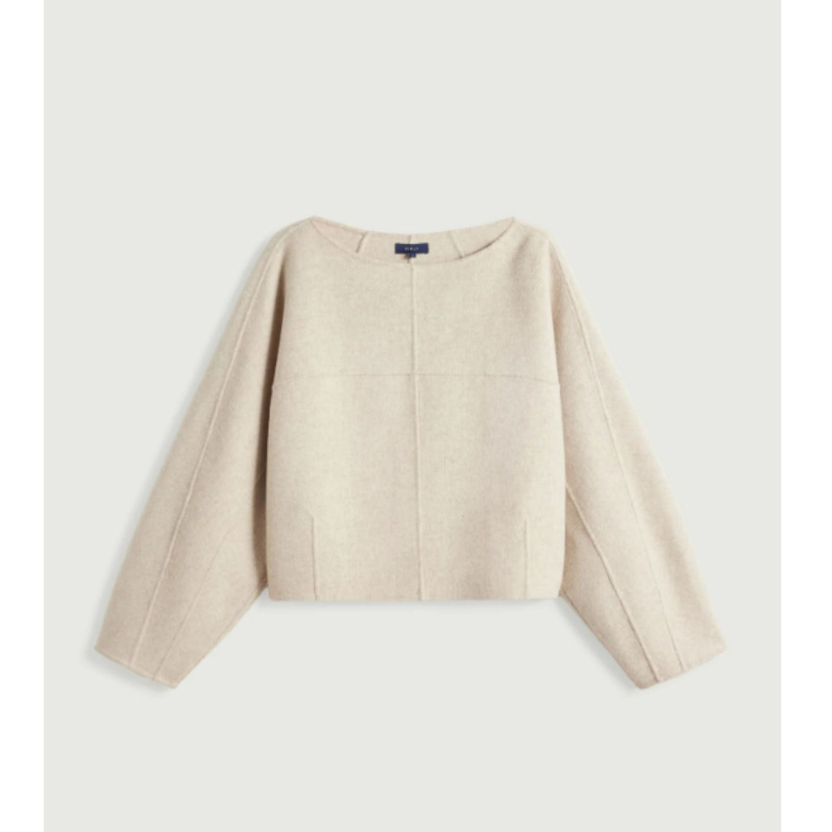 Hora Top - Ecru/Grey