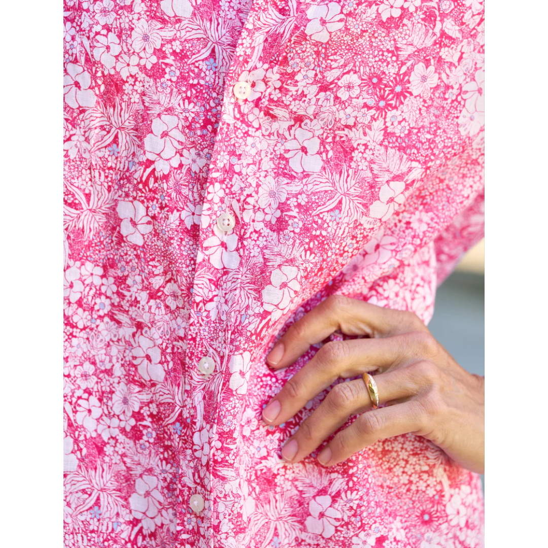 Hunter Shirtdress - Pink Floral