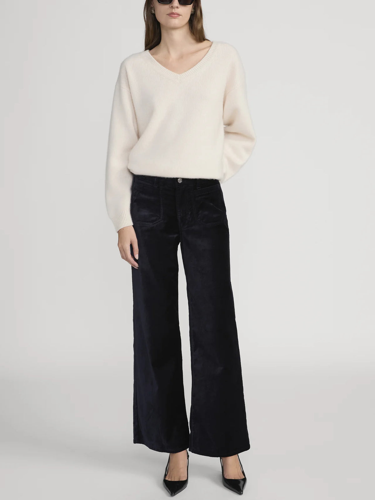 Le Slim Palazzo Modernist Pocket - Navy