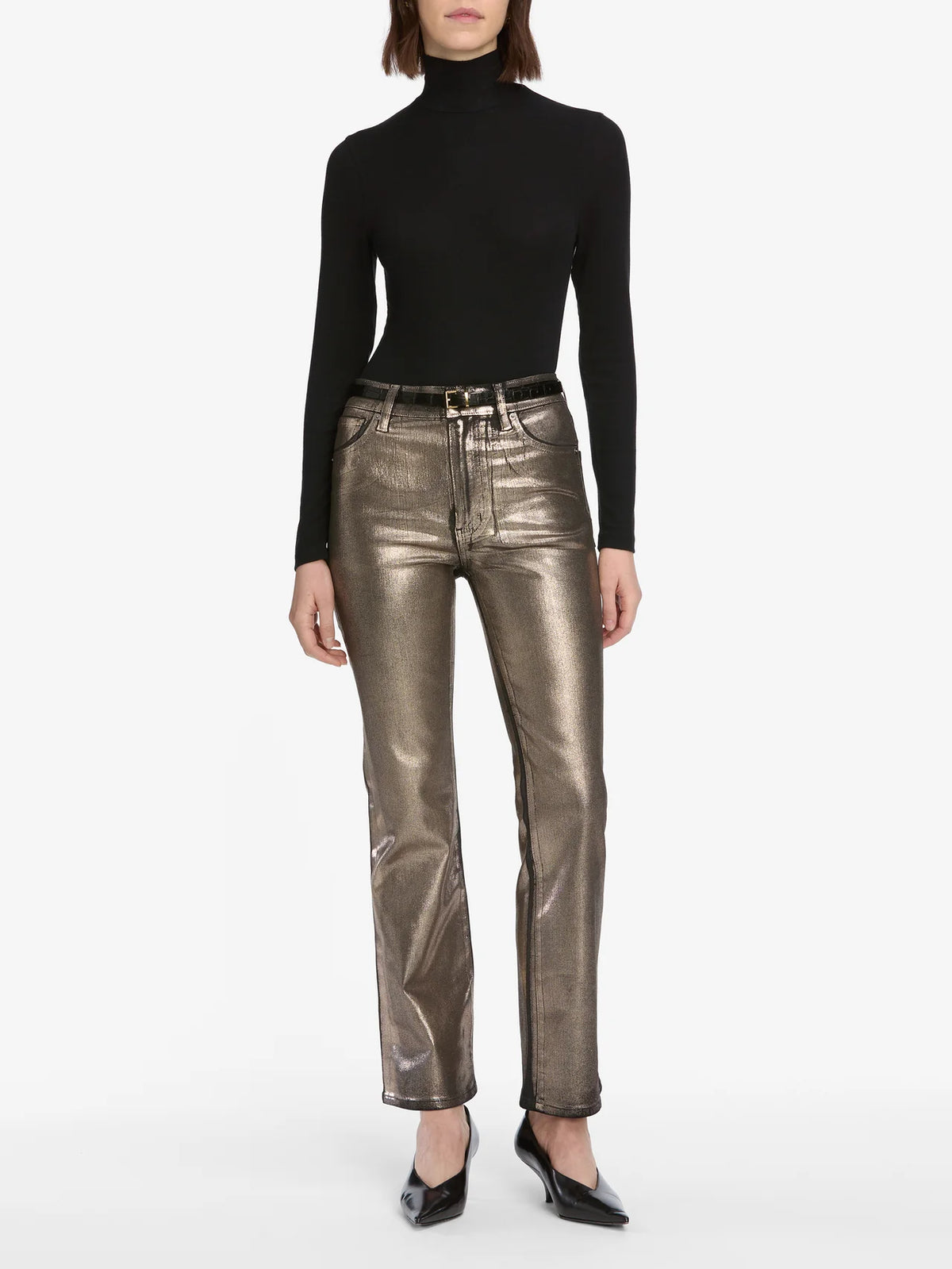Reboot Cropped Coated - Champagne Coated