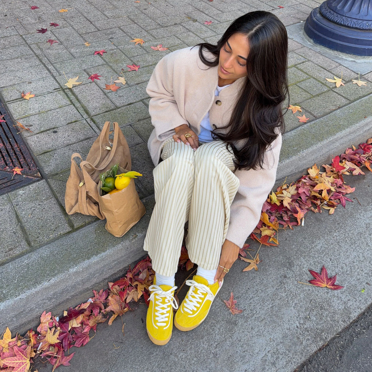 Sariya Nylon Sneaker - Yellow