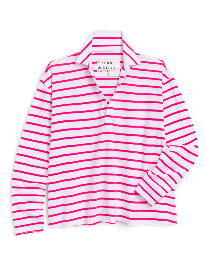 Patrick Popover Henley - Lotus Stripe