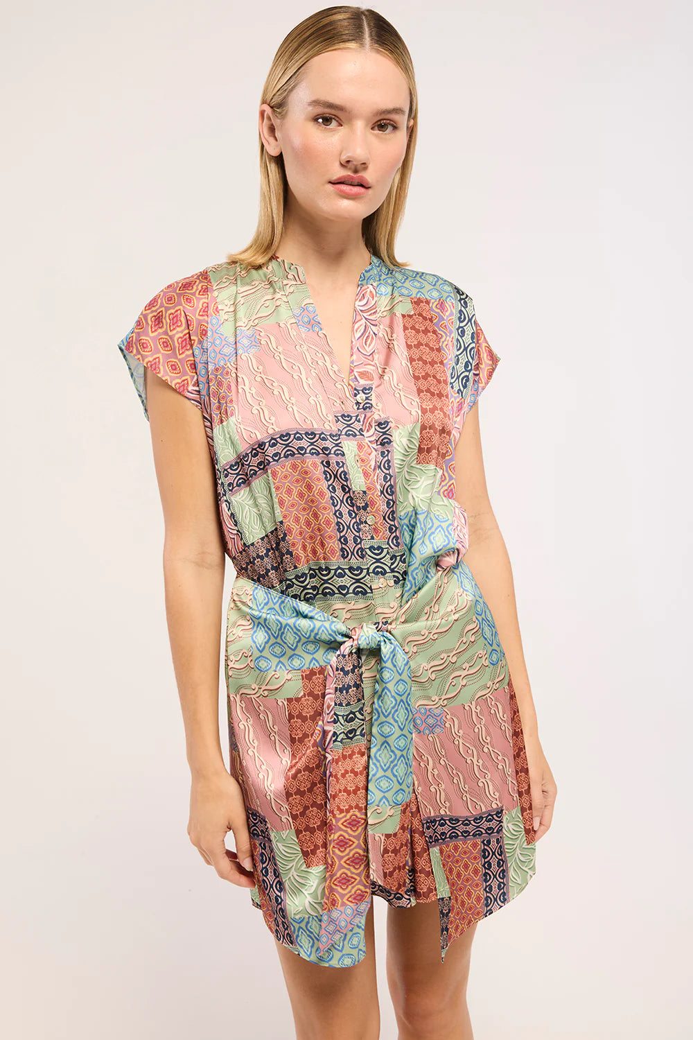 Mika Dress - Oasis Patchwork