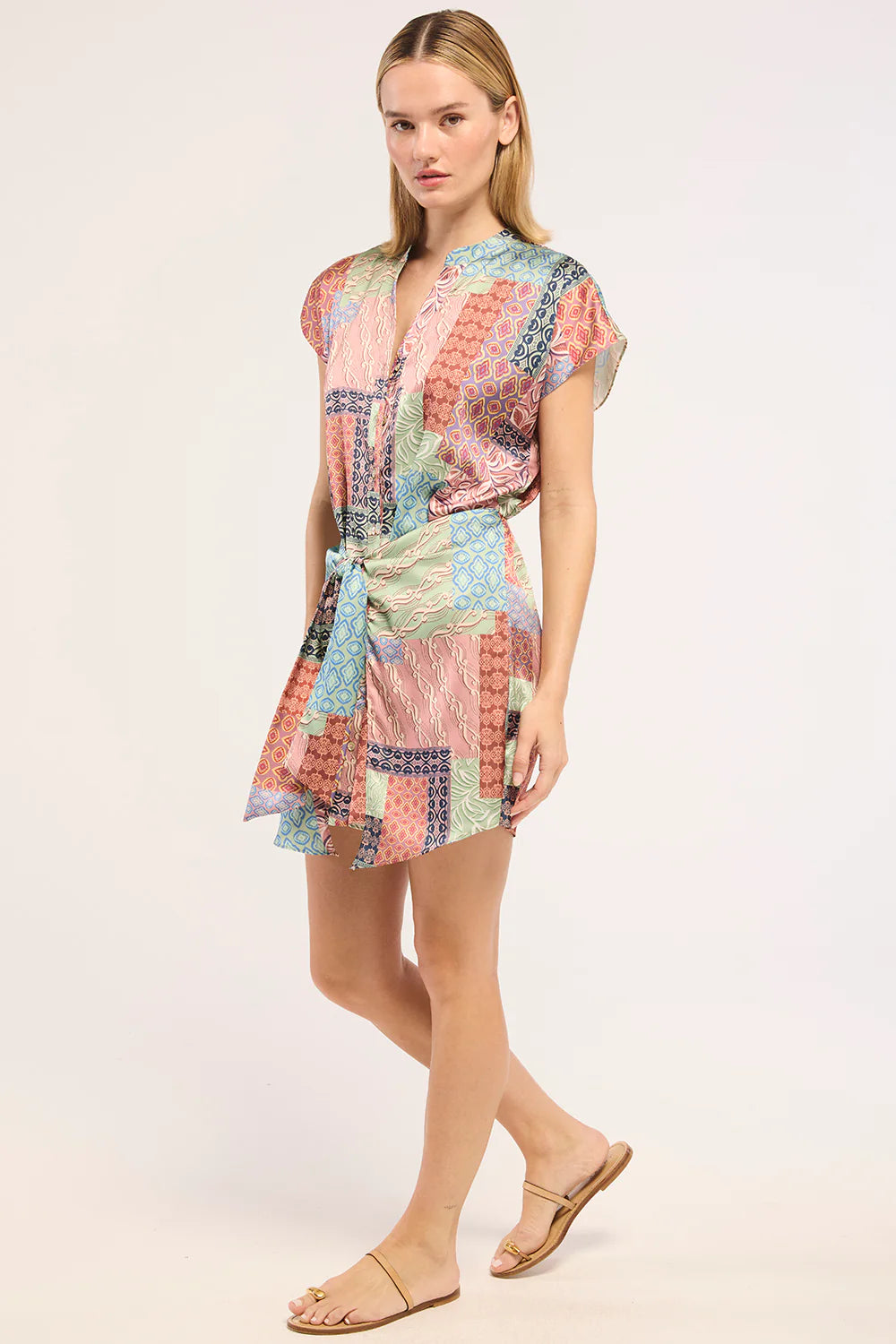 Mika Dress - Oasis Patchwork