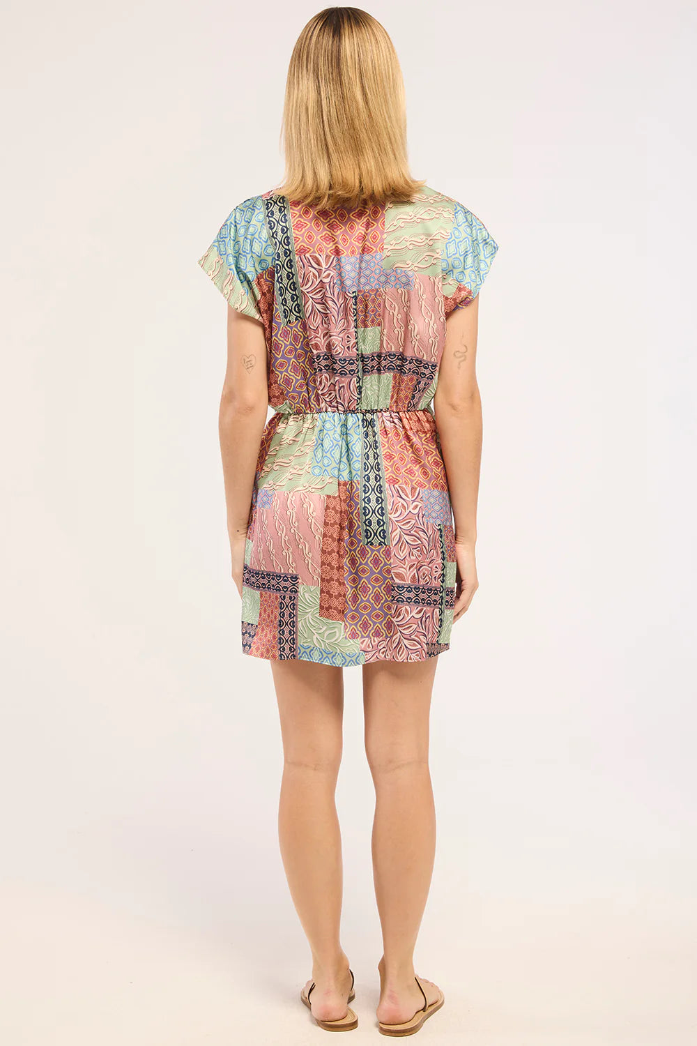 Mika Dress - Oasis Patchwork
