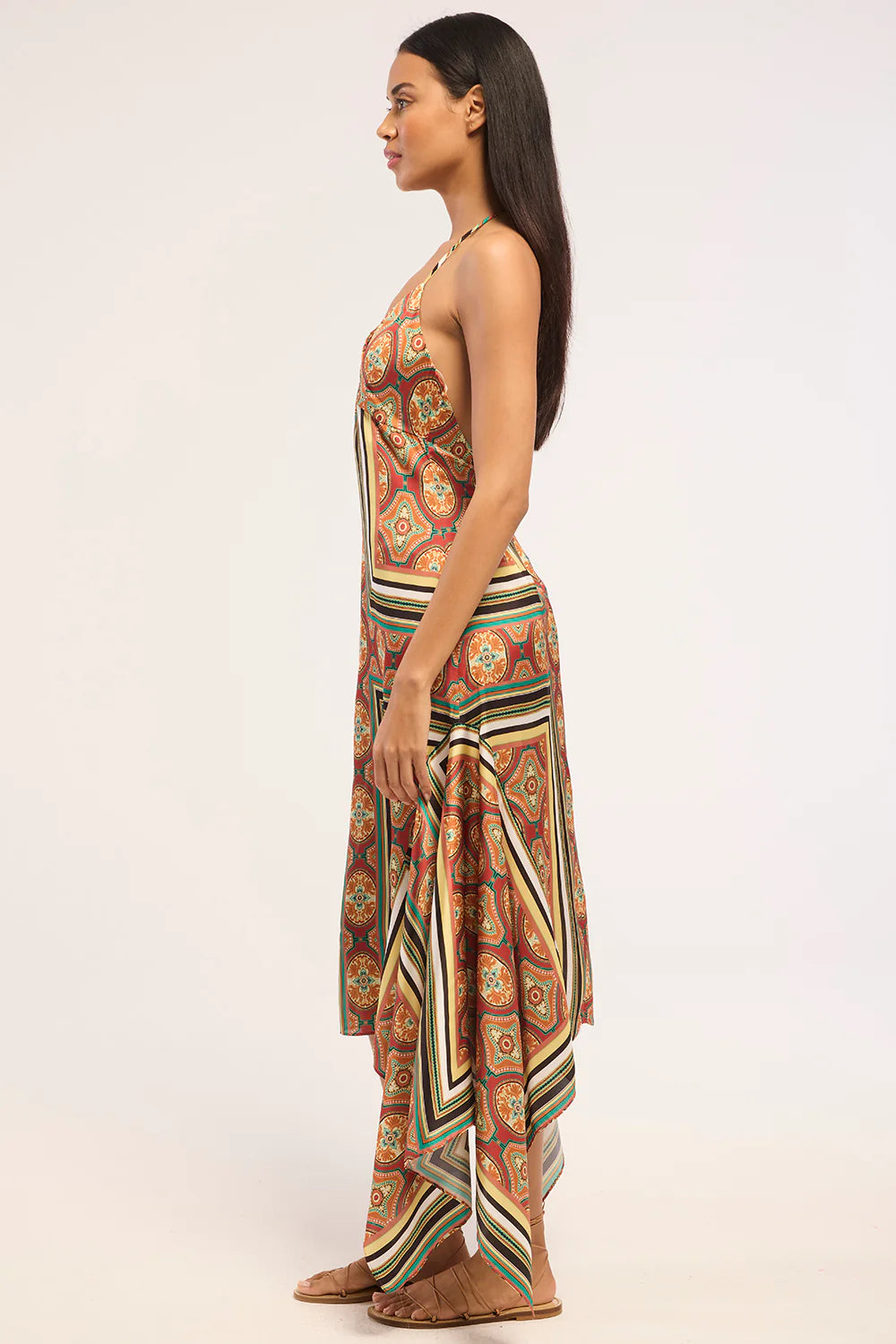 Sheila Dress - Majorelle Scarf