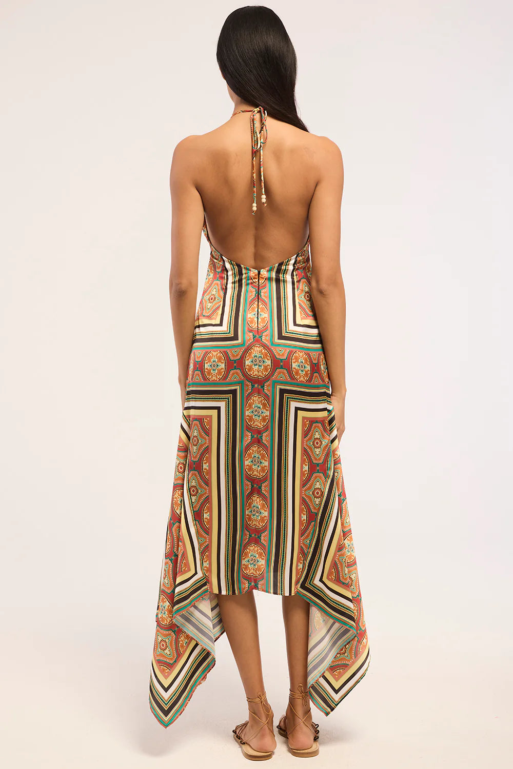 Sheila Dress - Majorelle Scarf
