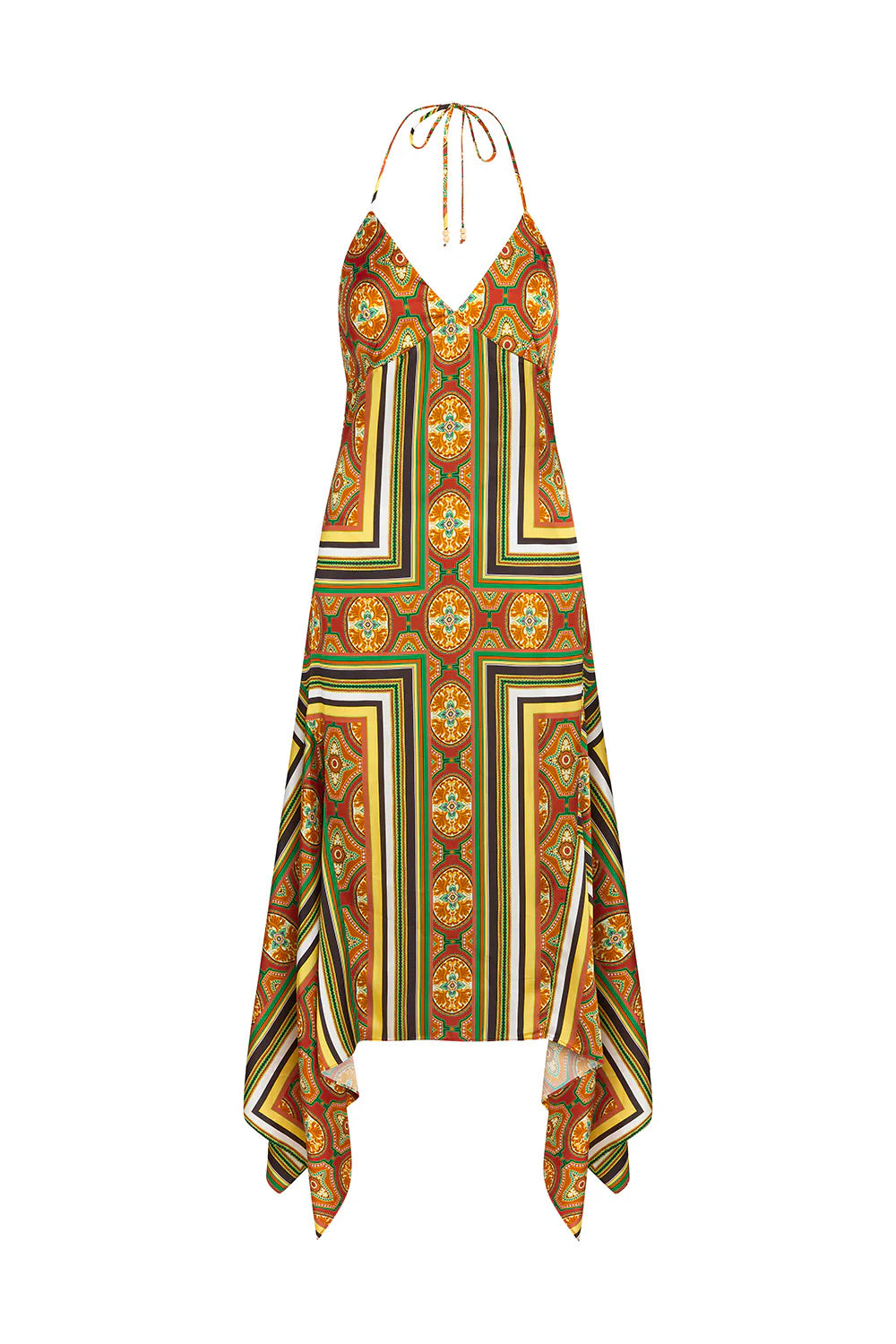 Sheila Dress - Majorelle Scarf