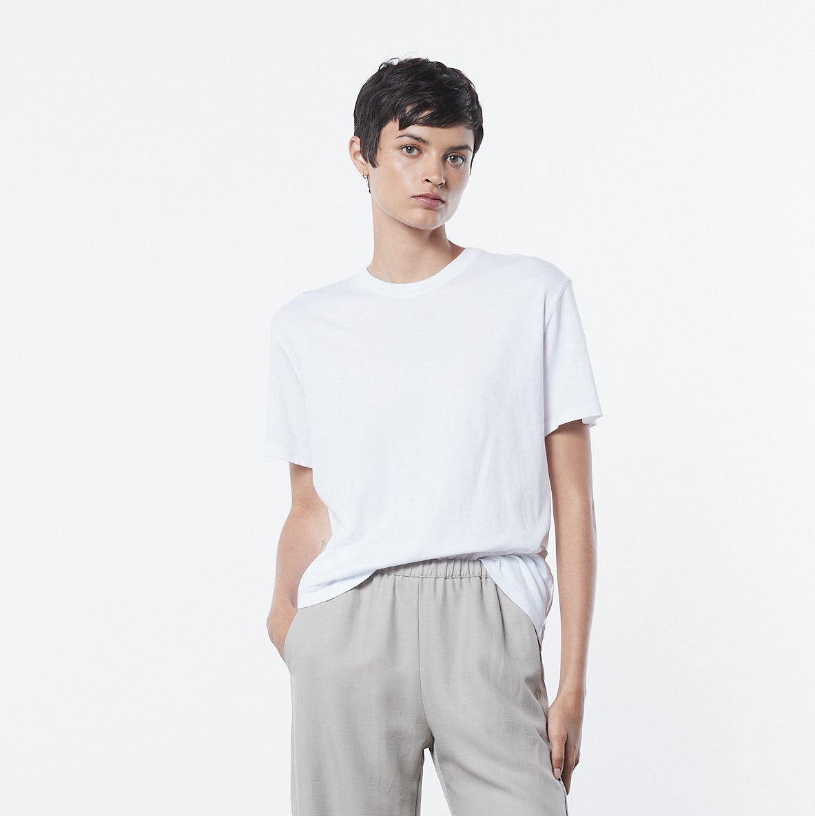 Supima Cotton Oversize Short Sleeve Tee