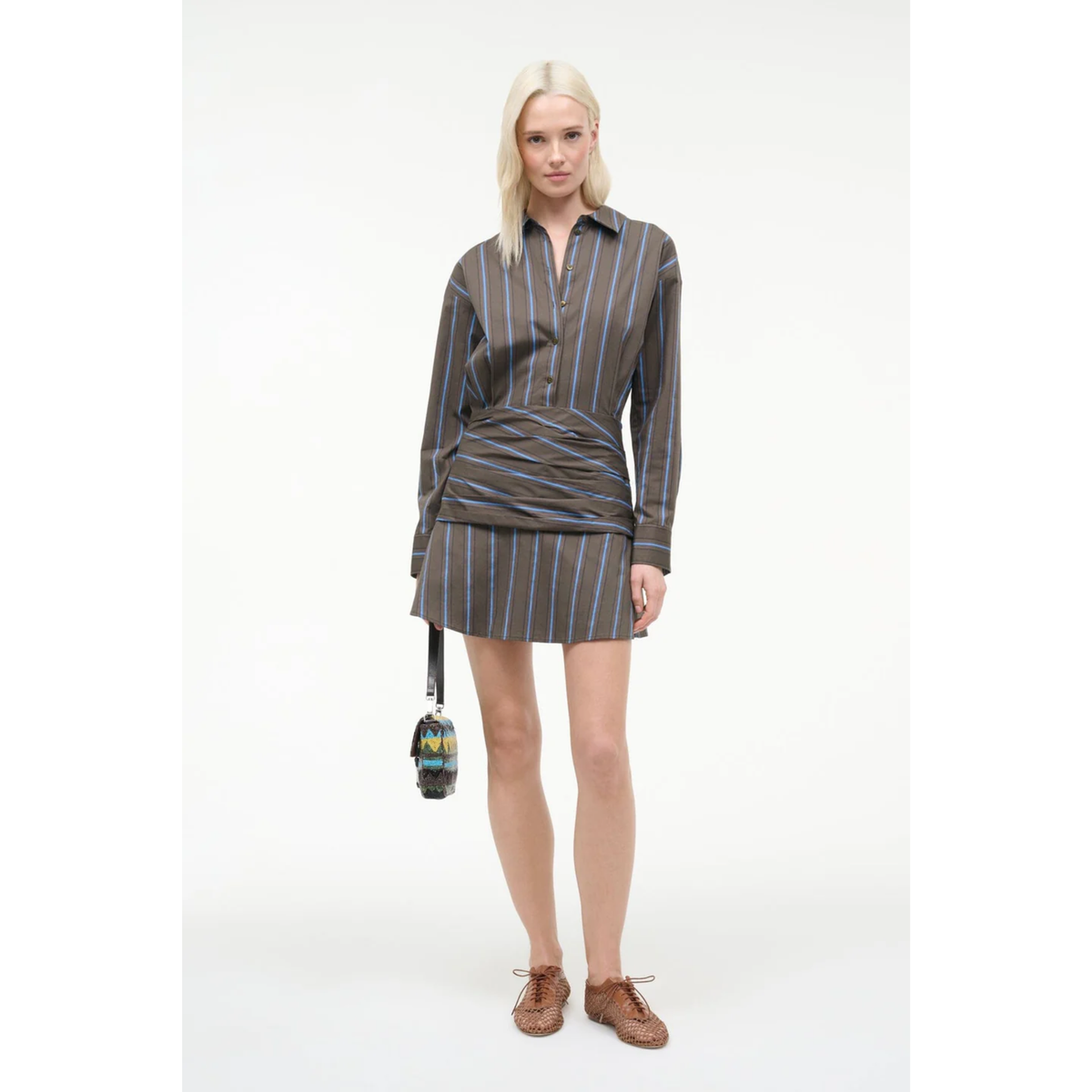 Indya Mini Dress - Huntington Stripe