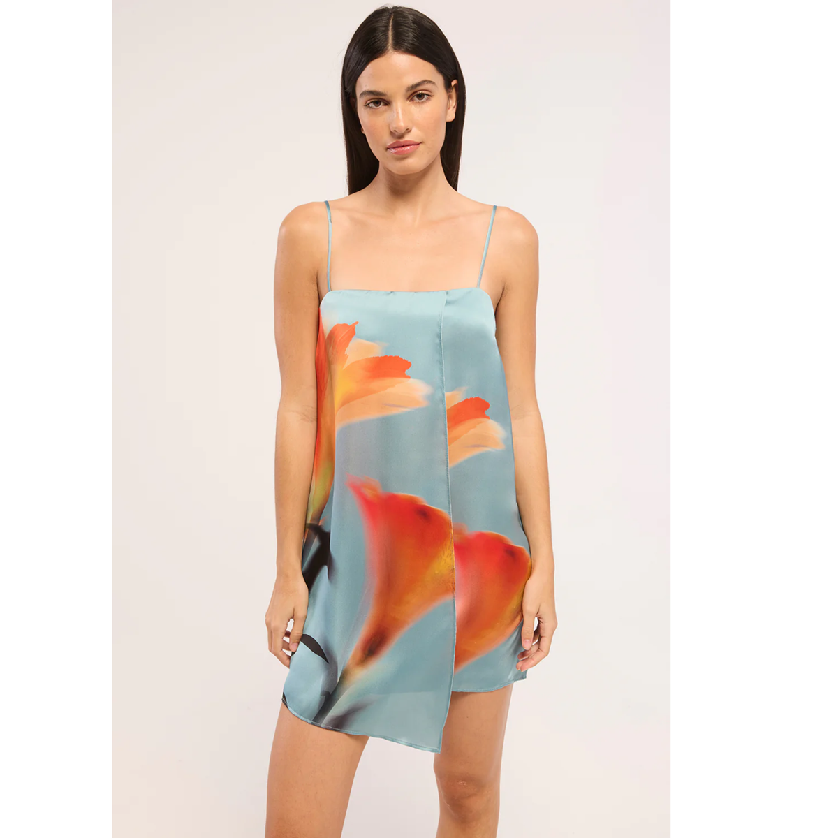 Inez Dress - Fire Petal