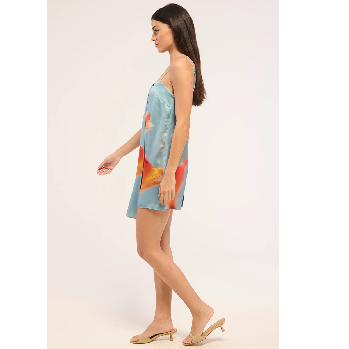 Inez Dress - Fire Petal