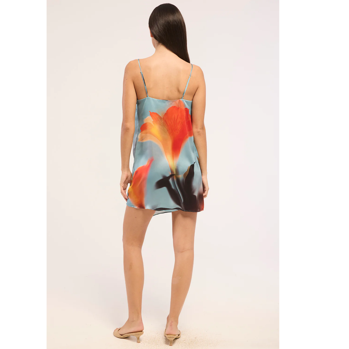 Inez Dress - Fire Petal