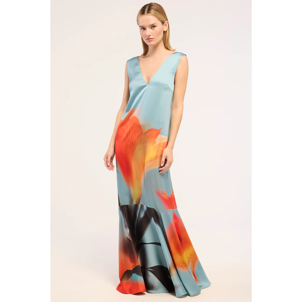 Isah Dress - Fire Petal