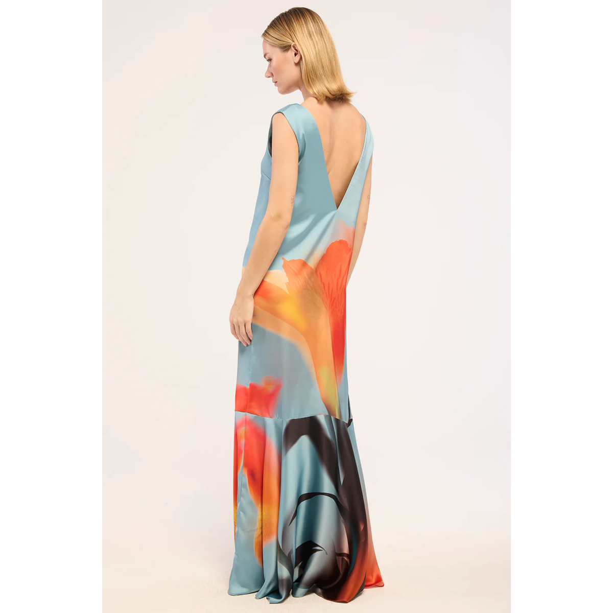 Isah Dress - Fire Petal