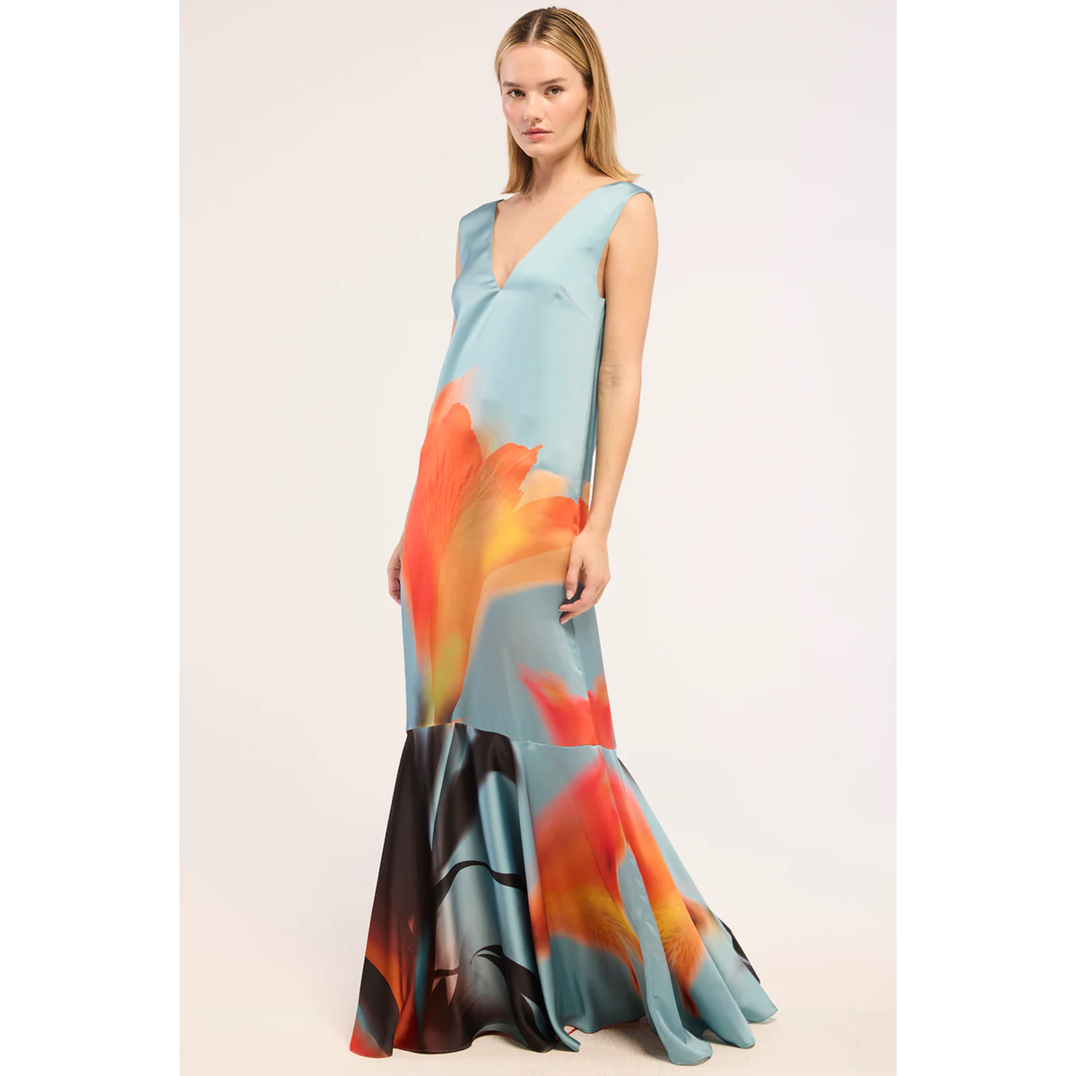 Isah Dress - Fire Petal