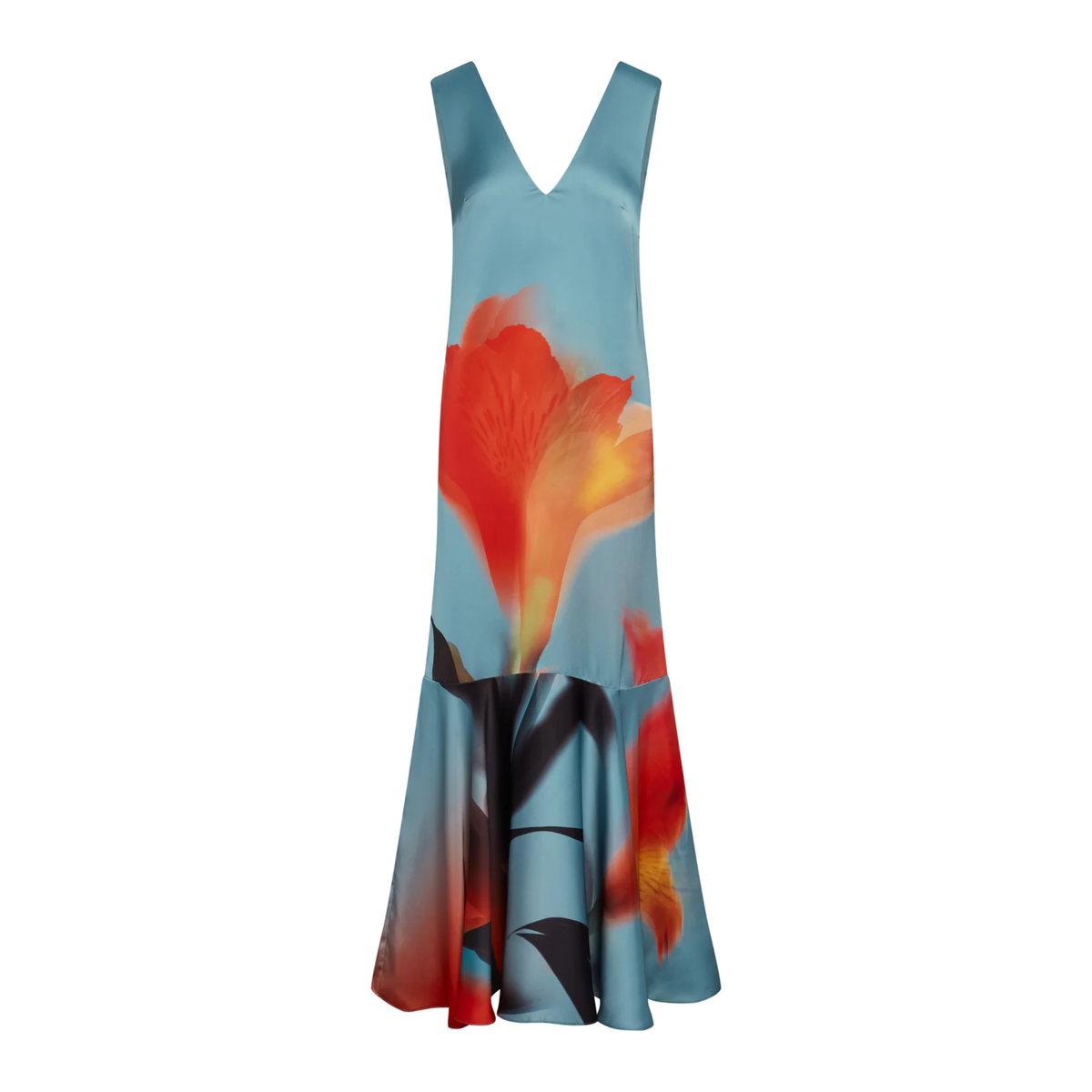 Isah Dress - Fire Petal