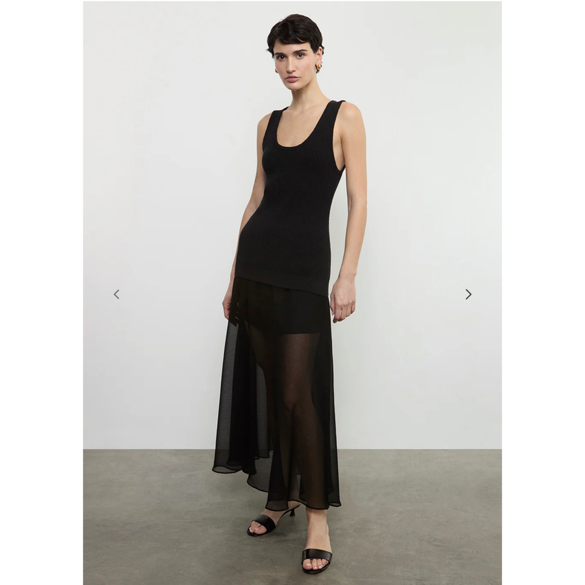 Japanese Yoryu Chiffon Skirt