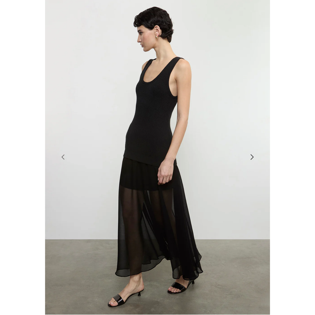 Japanese Yoryu Chiffon Skirt