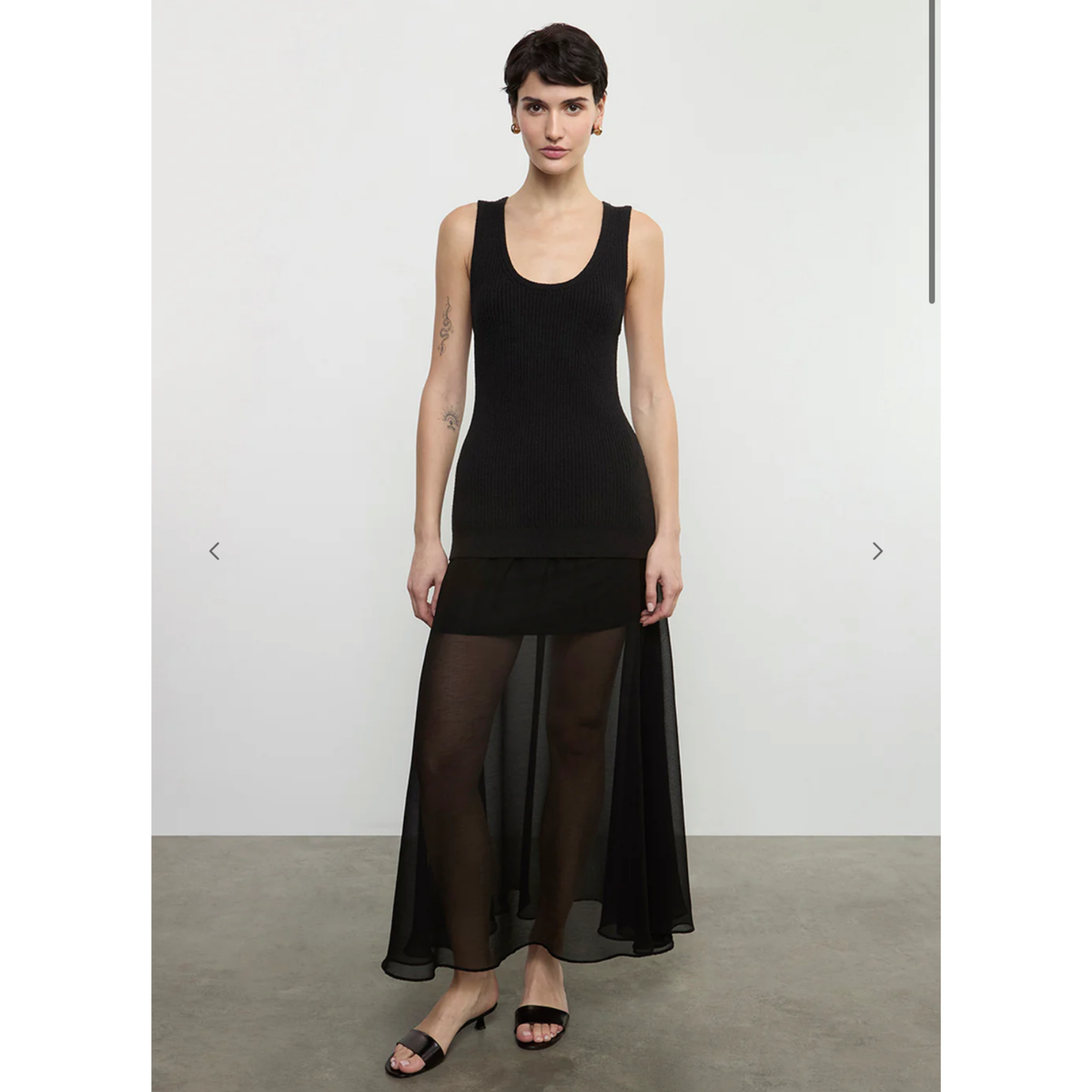 Japanese Yoryu Chiffon Skirt