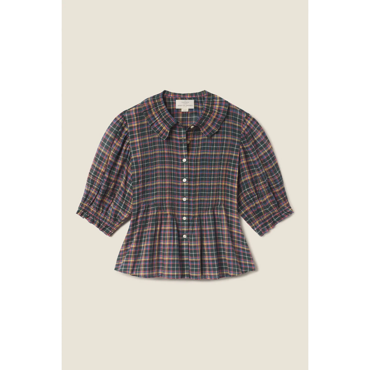 Jess Blouse - Prisma Plaid