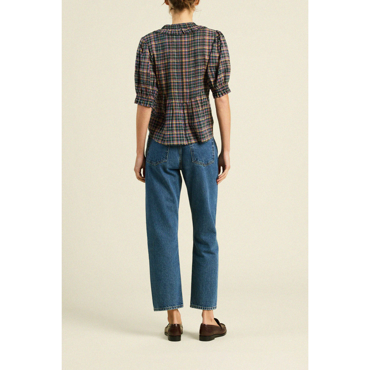 Jess Blouse - Prisma Plaid