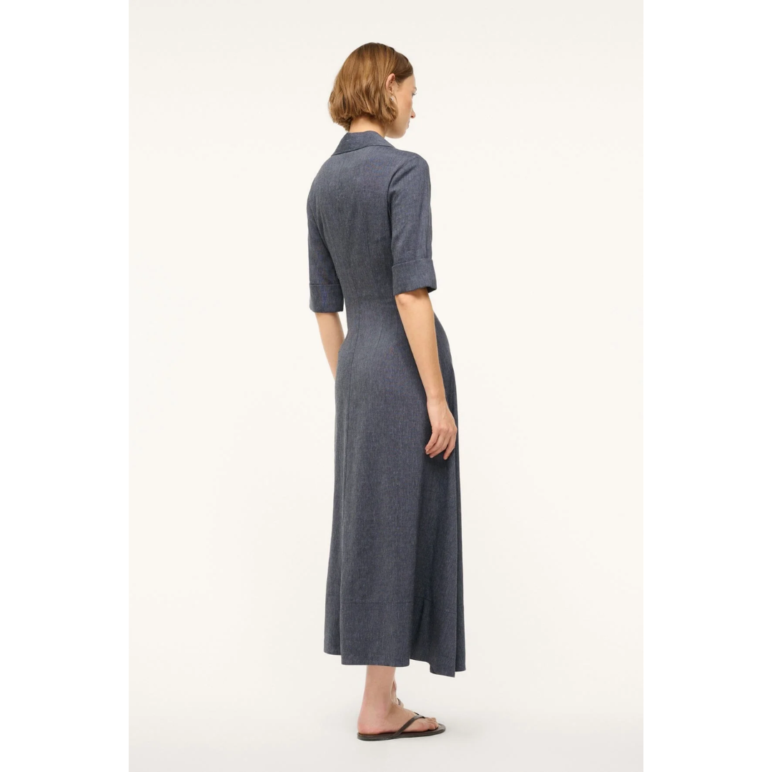 Joan Linen Dress - Chambray - MINE by sandy Joan Linen Dress - Chambray - MINE by sandy