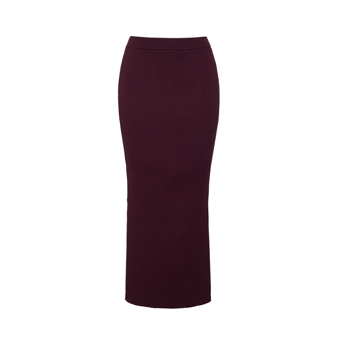 Jocelyn Skirt - Wine