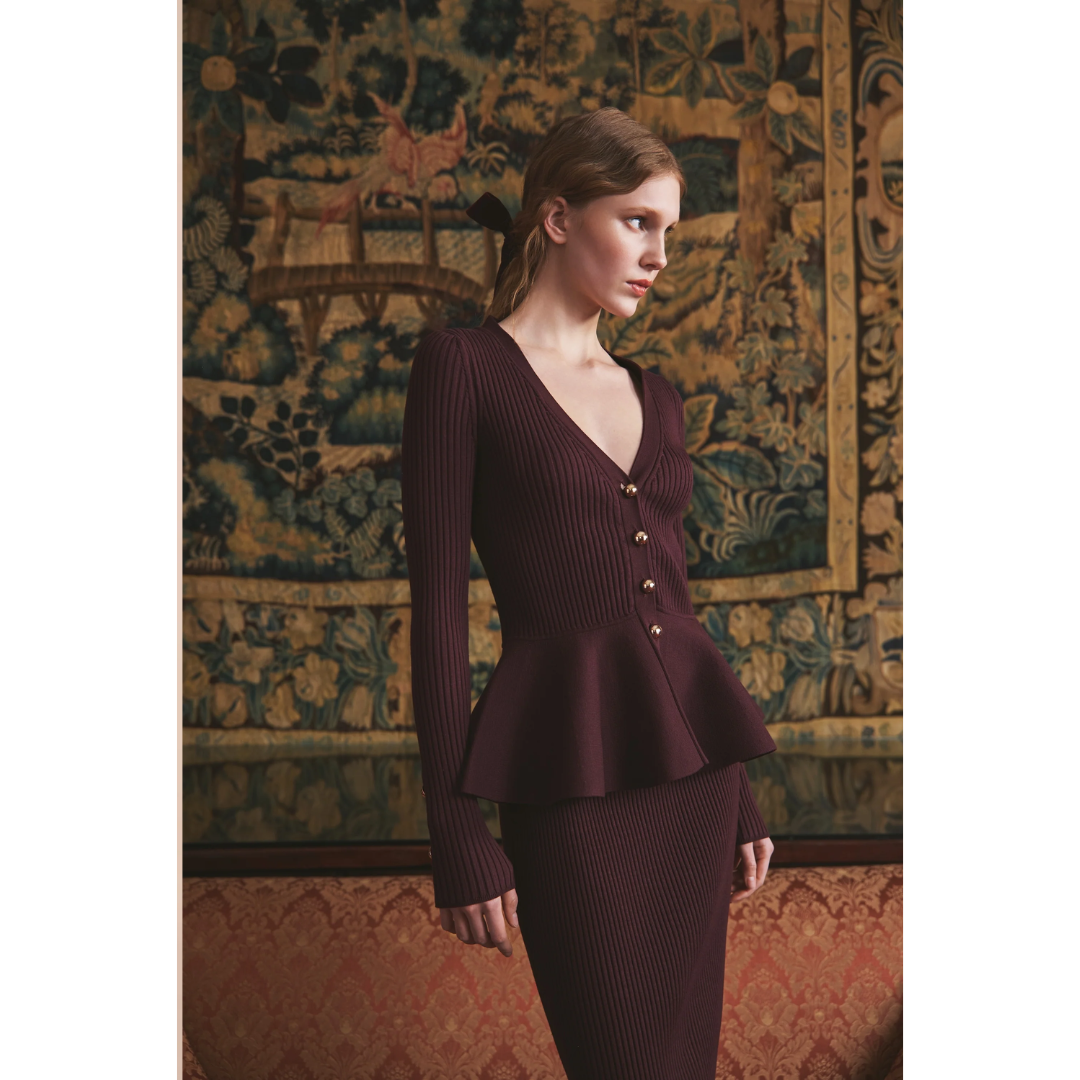 Jocelyn Skirt - Wine