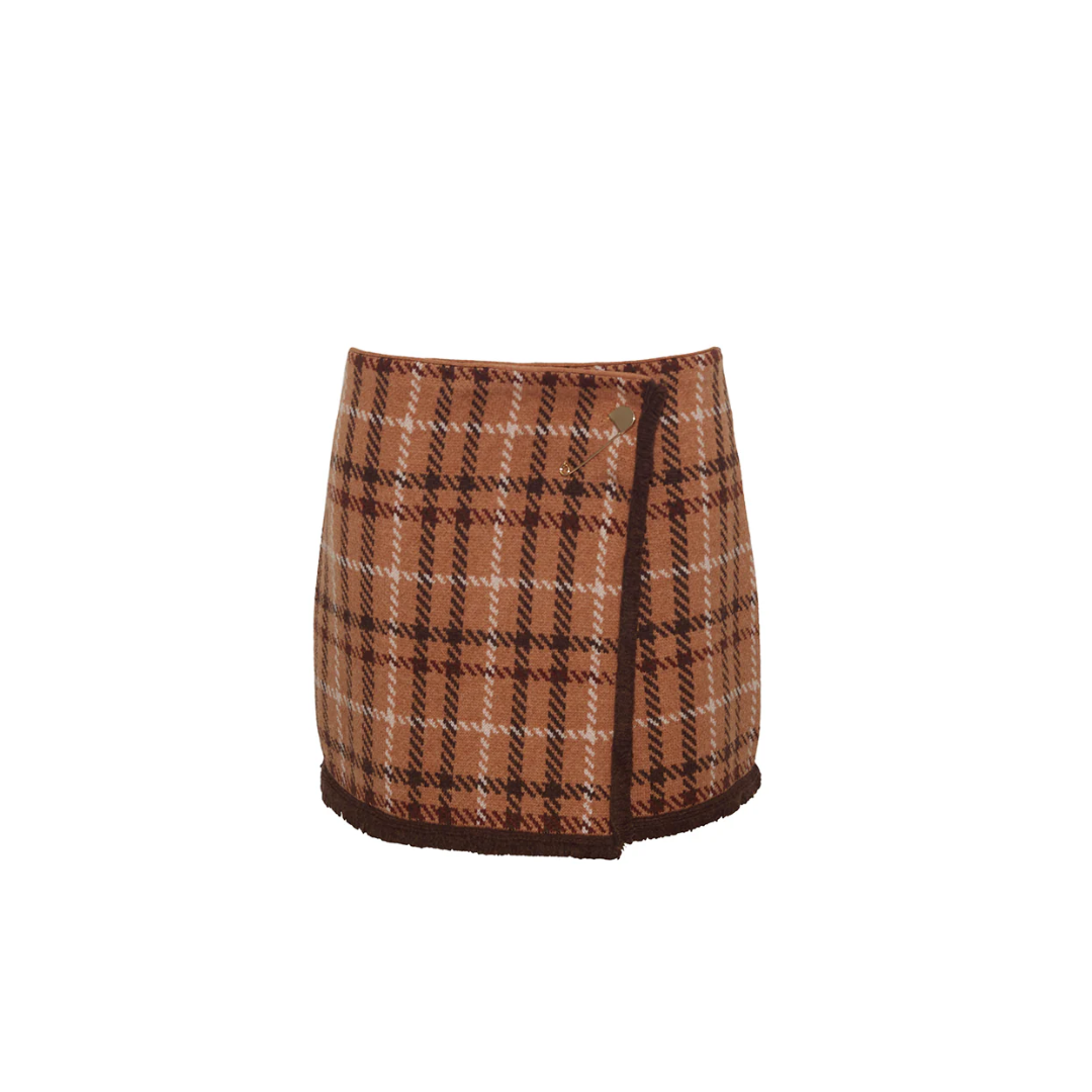 Jodi Mini - Camel Plaid