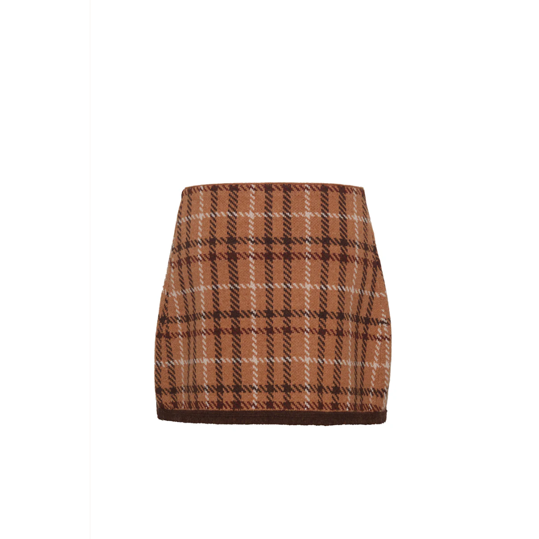 Jodi Mini - Camel Plaid